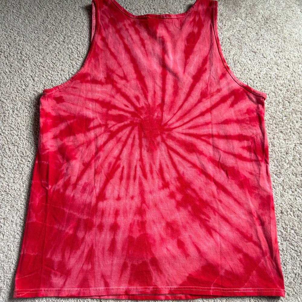 The B-52's retro 70s tie-dye sleeveless tank top Large retro 80s 90s - Picture 4 of 4